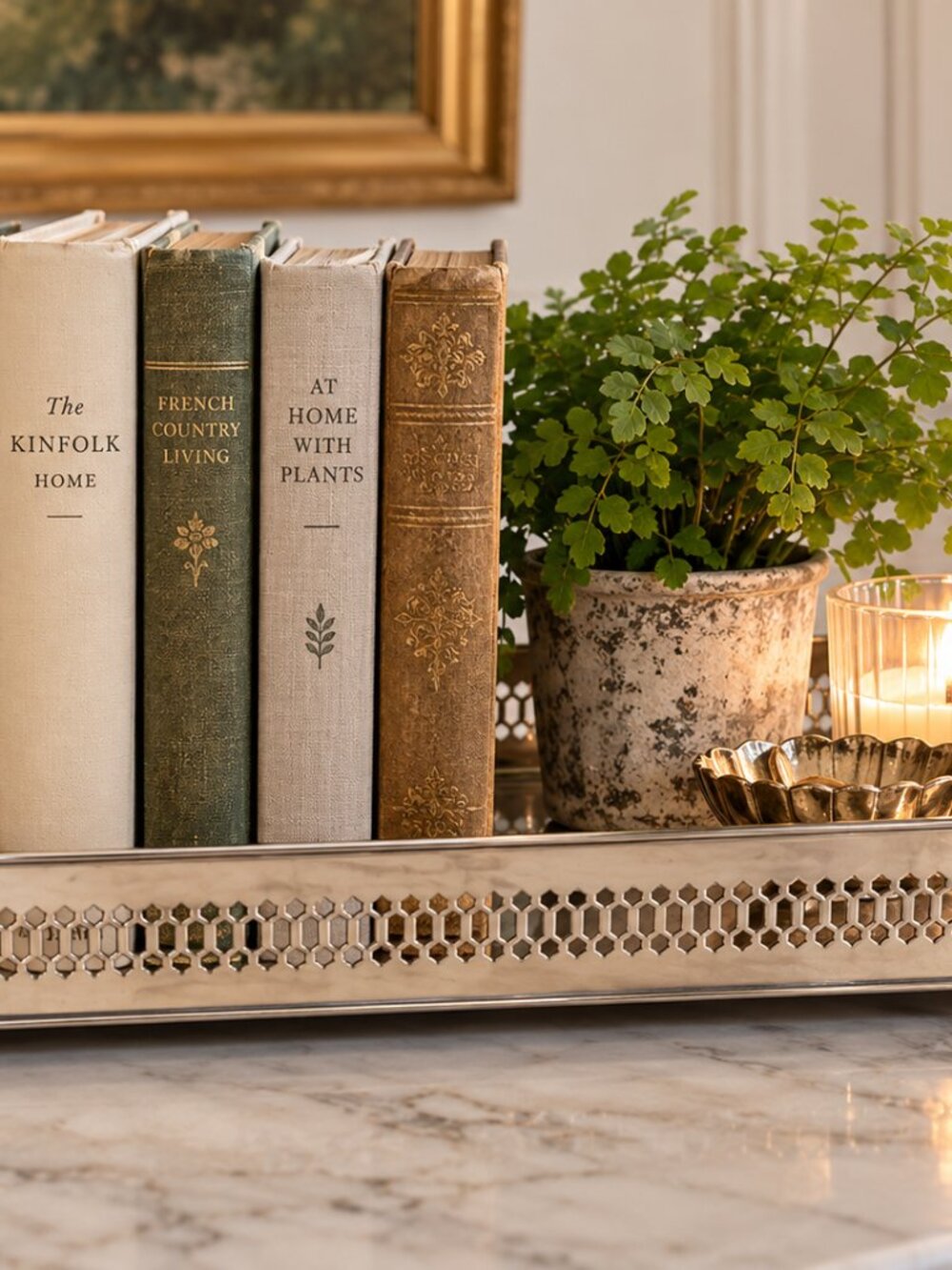 Vintage Silverplate Tray – Pierced Design